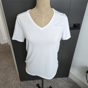 Lole White V-Neck Women's Tee